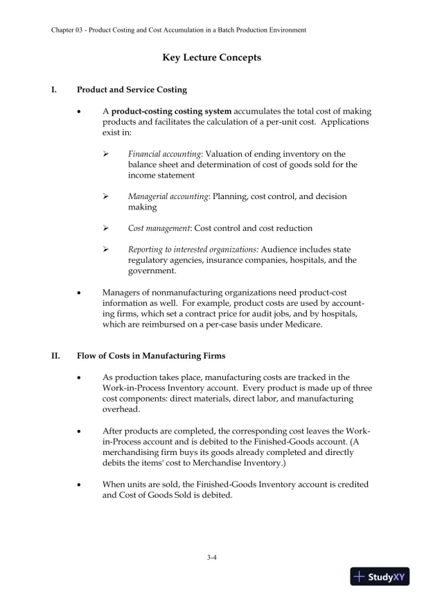 Solution Manual For Managerial Accounting: Creating Value in a Dynamic Business Environment, 10th Edition - Page 27 preview image