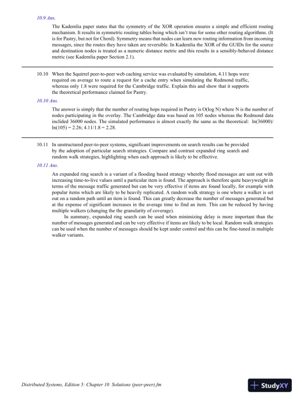 Solution Manual For Distributed Systems: Concepts And Design, 5th Edition - Page 11 preview image