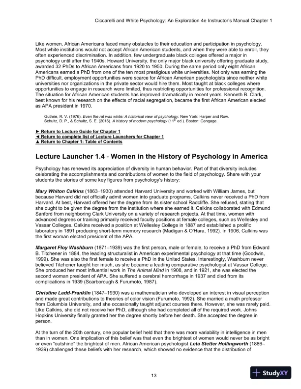 Class Notes for Psychology: An Exploration, 4th Edition - Page 26 preview image