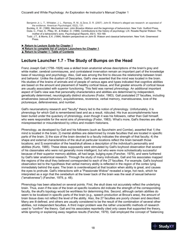 Class Notes for Psychology: An Exploration, 4th Edition - Page 31 preview image
