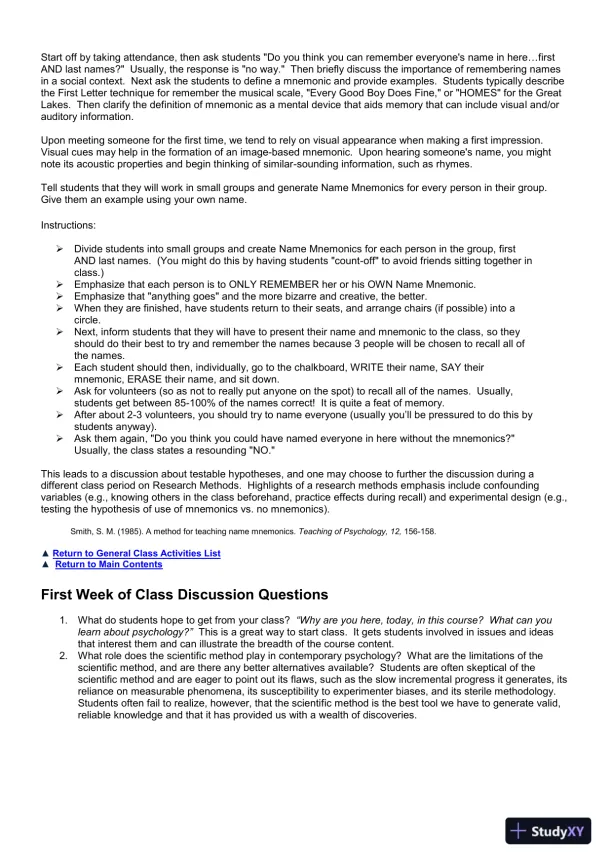 Class Notes for Psychology: An Exploration, 4th Edition - Page 8 preview image