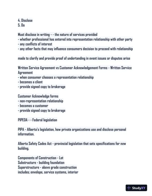 2024 RECA Residential Exam with Answers (220 Solved Questions) - Page 4 preview image