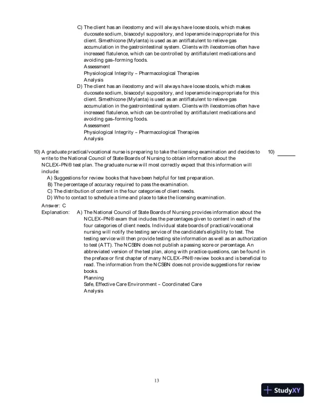 Test Bank For Fundamental Nursing Care, 2nd Edition - Page 14 preview image