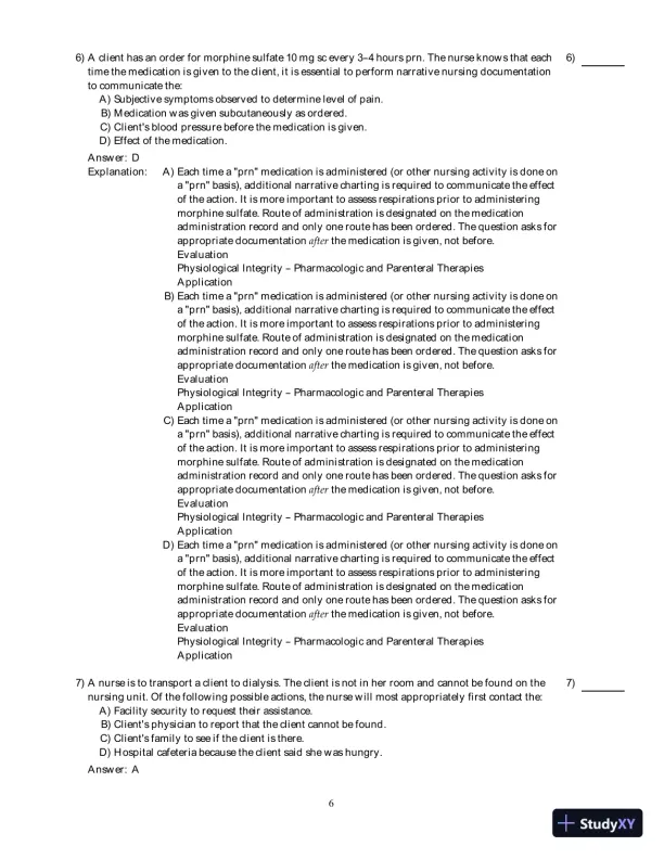 Test Bank For Fundamental Nursing Care, 2nd Edition - Page 30 preview image