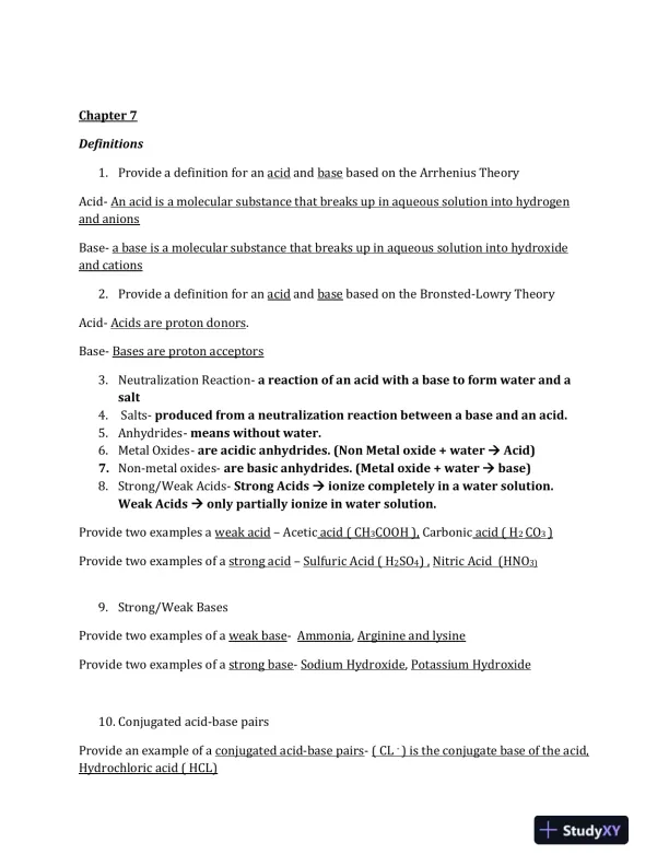 SCI 162 Exam 3 Study Guide and Homework Assignment - Page 3 preview image