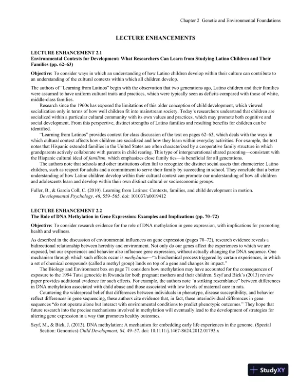 Development Through the Lifespan, 7th Edition Class Notes - Page 19 preview image