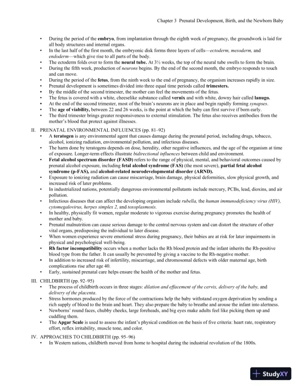 Development Through the Lifespan, 7th Edition Class Notes - Page 29 preview image