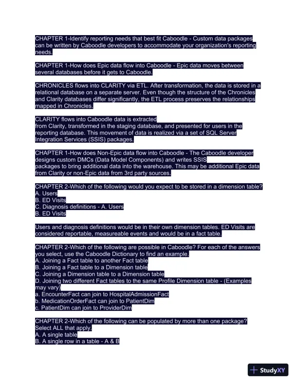 2023-2024 CDW110 Pracice Exam with Answers (120 Solved Questions) - Page 4 preview image