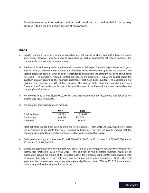 Solution Manual for Financial Accounting in an Economic Context, 9th Edition - Page 6 preview image