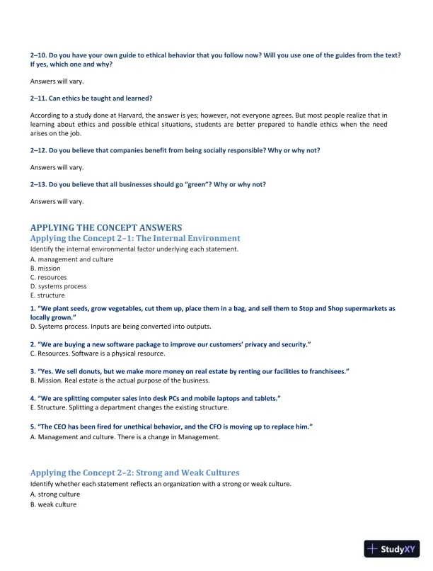Management Fundamentals: Concepts, Applications, and Skill Development 7th Edition Solution Manual - Page 13 preview image