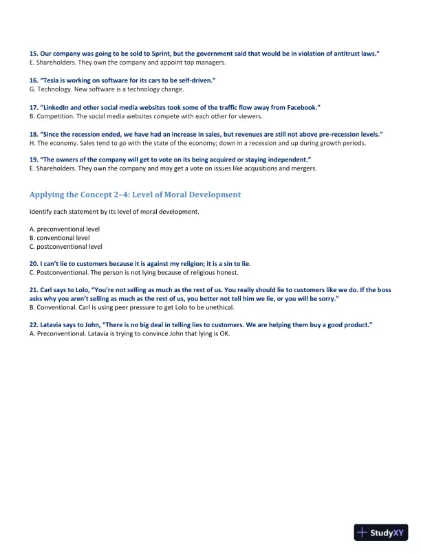 Management Fundamentals: Concepts, Applications, and Skill Development 7th Edition Solution Manual - Page 15 preview image