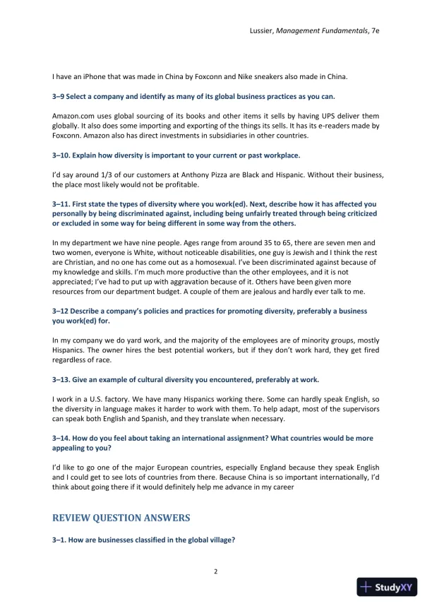 Management Fundamentals: Concepts, Applications, and Skill Development 7th Edition Solution Manual - Page 19 preview image
