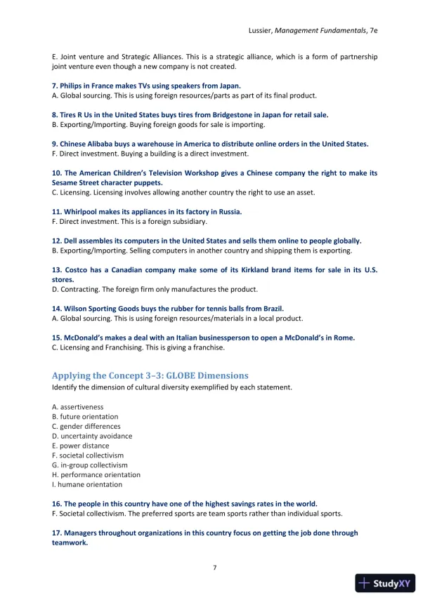 Management Fundamentals: Concepts, Applications, and Skill Development 7th Edition Solution Manual - Page 24 preview image
