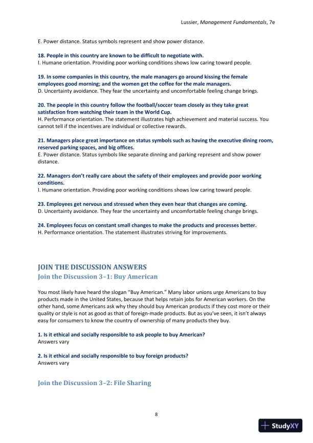 Management Fundamentals: Concepts, Applications, and Skill Development 7th Edition Solution Manual - Page 25 preview image