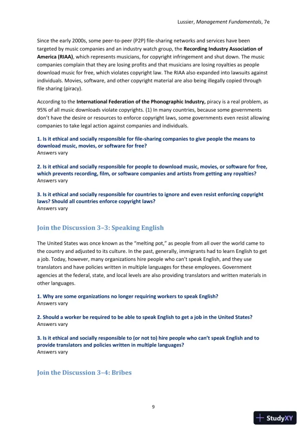 Management Fundamentals: Concepts, Applications, and Skill Development 7th Edition Solution Manual - Page 26 preview image