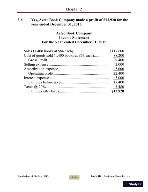 Foundations of Financial Management Tenth Canadian Edition Solution Manual - Page 11 preview image