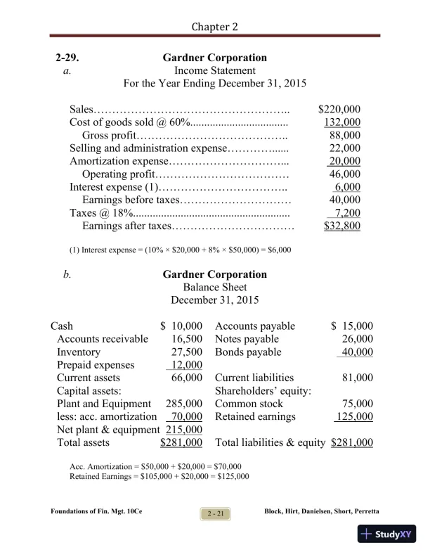 Foundations of Financial Management Tenth Canadian Edition Solution Manual - Page 26 preview image