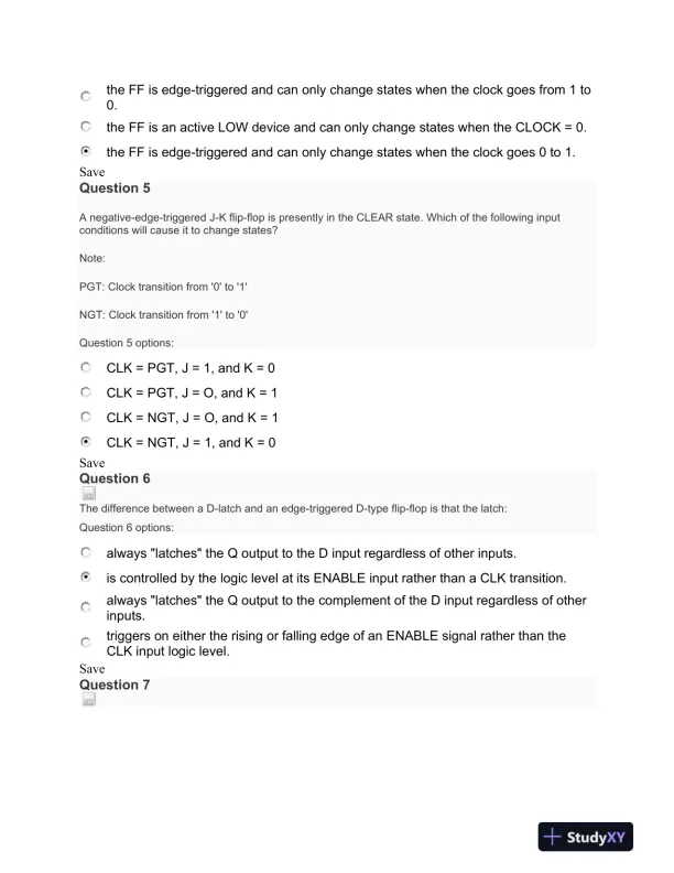 Flip-Flop Timing Parameters and Circuit Behavior Analysis - Page 3 preview image