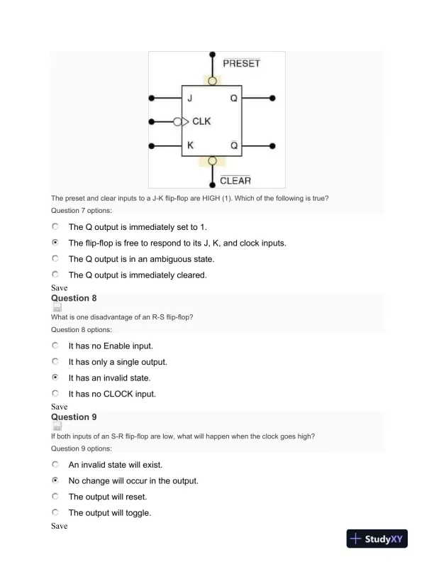 Flip-Flop Timing Parameters and Circuit Behavior Analysis - Page 4 preview image