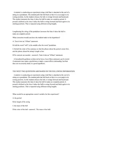 ATI TEAS 2024 Updated Exam Science - Page 15 preview image