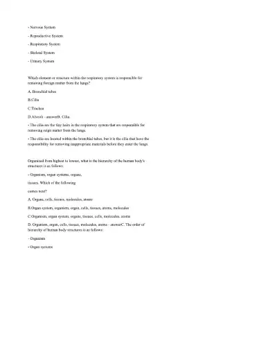 ATI TEAS 2024 Updated Exam Science - Page 5 preview image