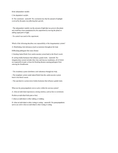 ATI TEAS 2024 Updated Exam Science - Page 9 preview image