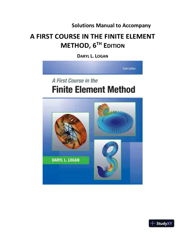 Solution Manual for A First Course in the Finite Element Method, 6th Edition - Page 1 preview image