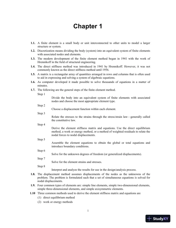 Solution Manual for A First Course in the Finite Element Method, 6th Edition - Page 4 preview image