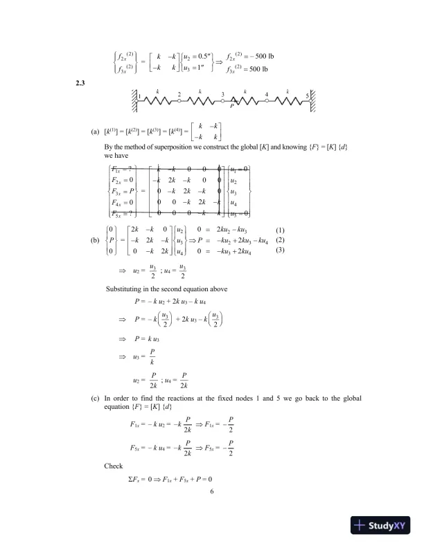 Solution Manual for A First Course in the Finite Element Method, 6th Edition - Page 9 preview image