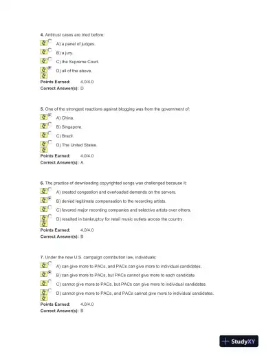 BA301 Exam 3 (A+) - Page 3 preview image