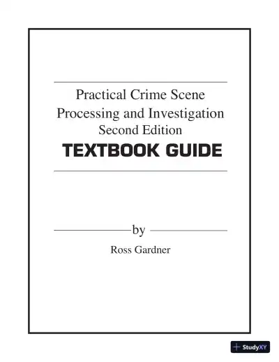 Solution Manual for Practical Crime Scene Processing and Investigation, 2nd Edition - Page 1 preview image