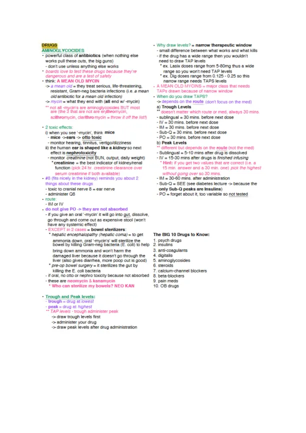 Lecture Notes NCLEX - Page 5 preview image