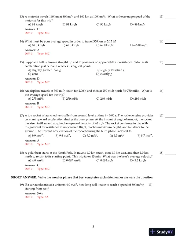 Physics: Principles With Applications, 7th Edition Test Bank - Page 12 preview image