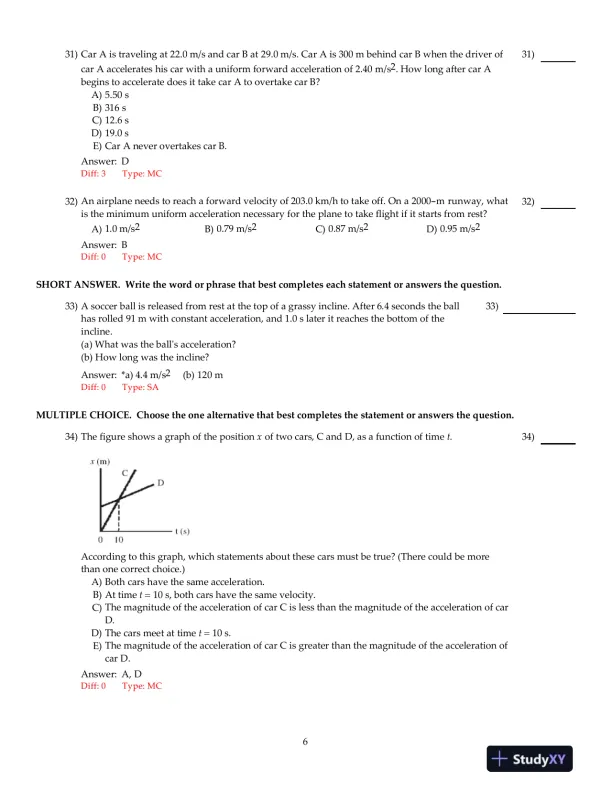 Physics: Principles With Applications, 7th Edition Test Bank - Page 15 preview image