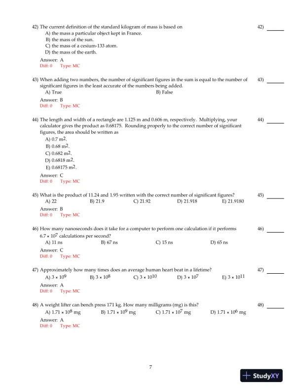 Physics: Principles With Applications, 7th Edition Test Bank - Page 8 preview image