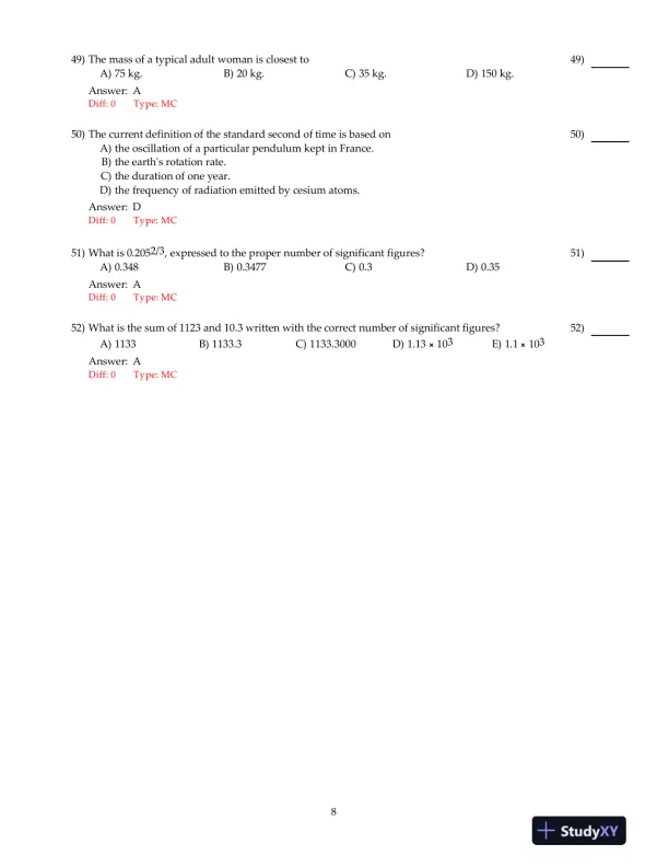 Physics: Principles With Applications, 7th Edition Test Bank - Page 9 preview image
