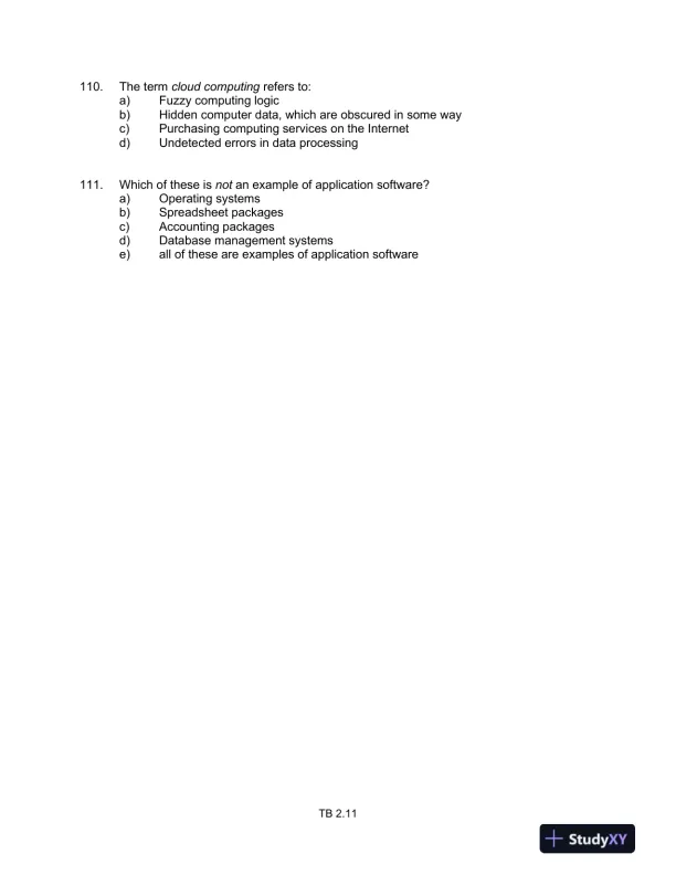 Test Bank For Core Concepts Of Accounting Information Systems, 12th Edition - Page 12 preview image