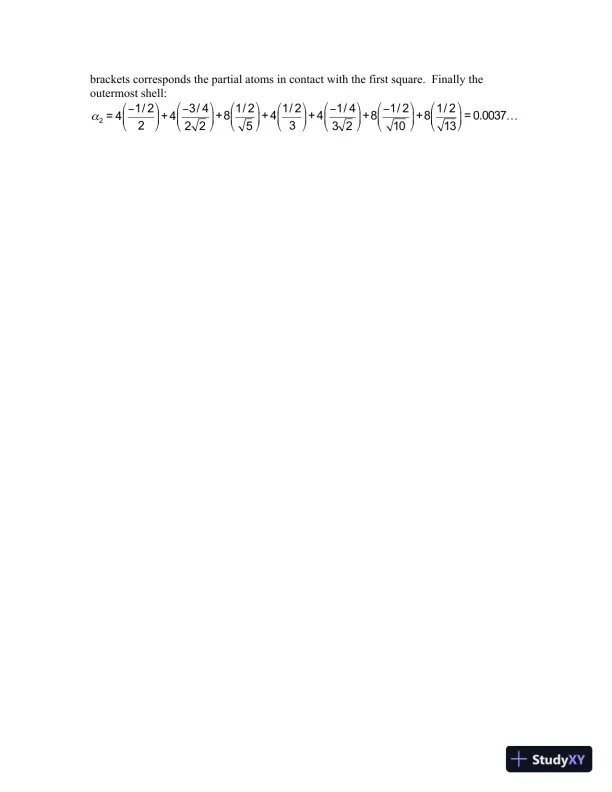 Solution Manual for Fundamentals of Condensed Matter and Crystalline Physics: An Introduction for Students of Physics and Materials Science, 1st Edition - Page 15 preview image