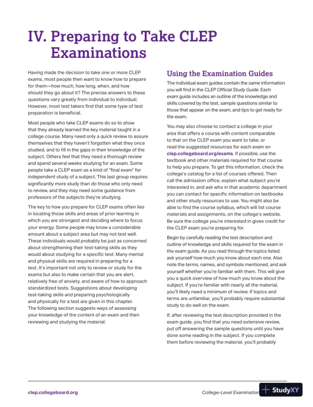 College Placement Test Preparation (2014) - Page 12 preview image