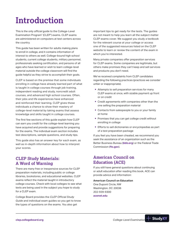 College Placement Test Preparation (2014) - Page 4 preview image