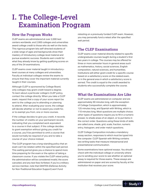 College Placement Test Preparation (2014) - Page 5 preview image