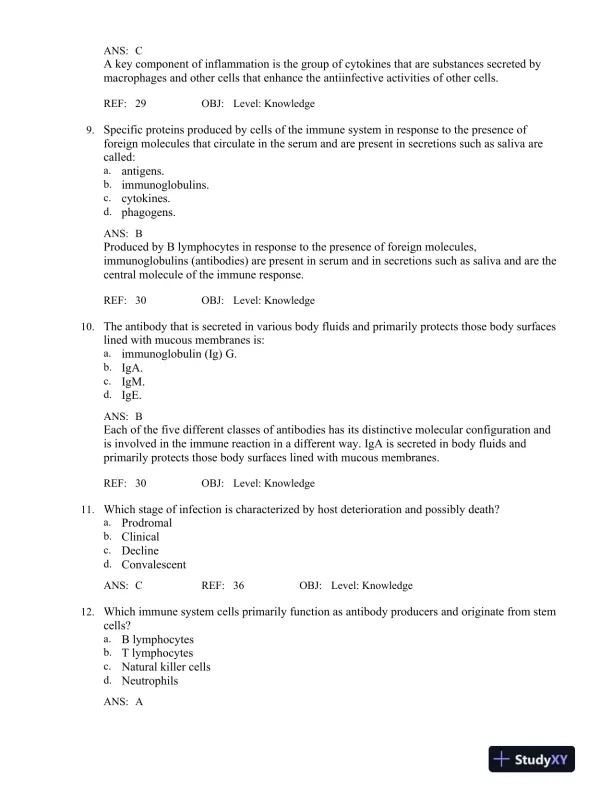 Bailey and Scott's Diagnostic Microbiology 14th Edition Test Bank - Page 15 preview image