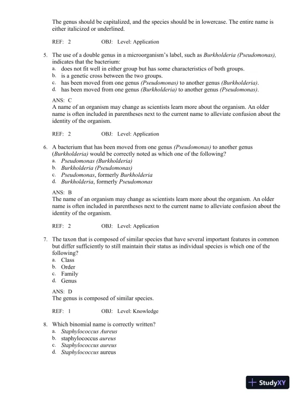 Bailey and Scott's Diagnostic Microbiology 14th Edition Test Bank - Page 3 preview image