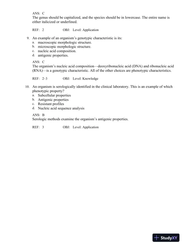 Bailey and Scott's Diagnostic Microbiology 14th Edition Test Bank - Page 4 preview image