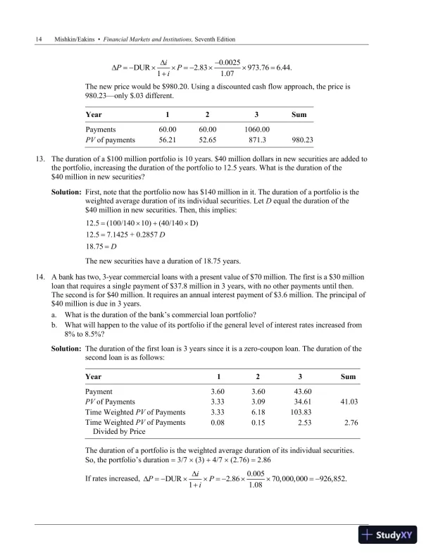 Financial Markets and Institutions, 7th Edition Solution Manual - Page 16 preview image