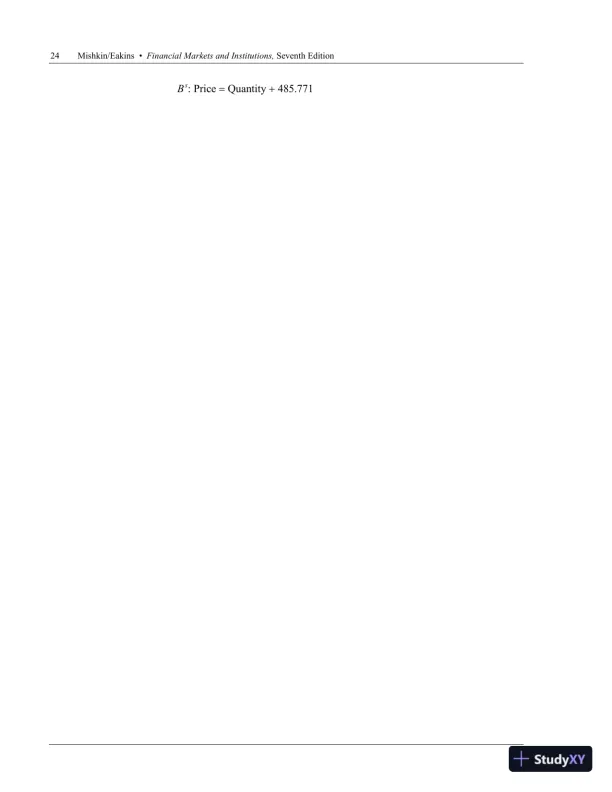 Financial Markets and Institutions, 7th Edition Solution Manual - Page 26 preview image