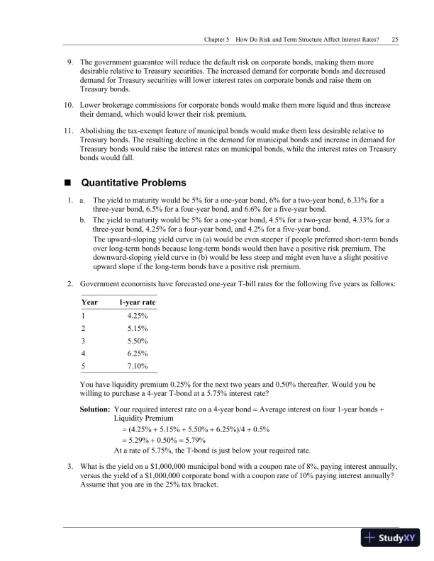 Financial Markets and Institutions, 7th Edition Solution Manual - Page 29 preview image