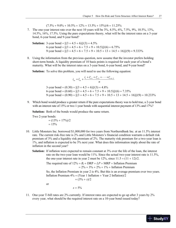 Financial Markets and Institutions, 7th Edition Solution Manual - Page 31 preview image