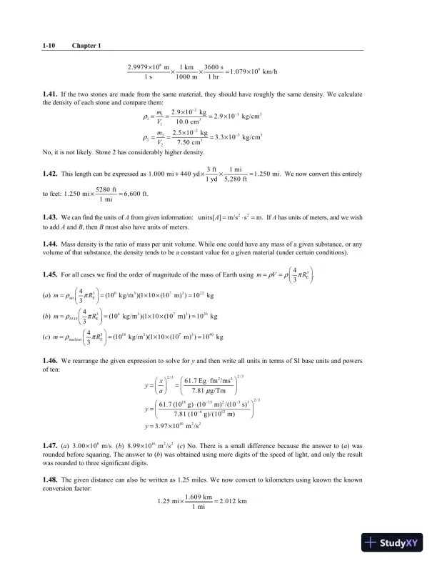 Solution Manual for Principles and Practice of Physics, 1st Edition - Page 11 preview image