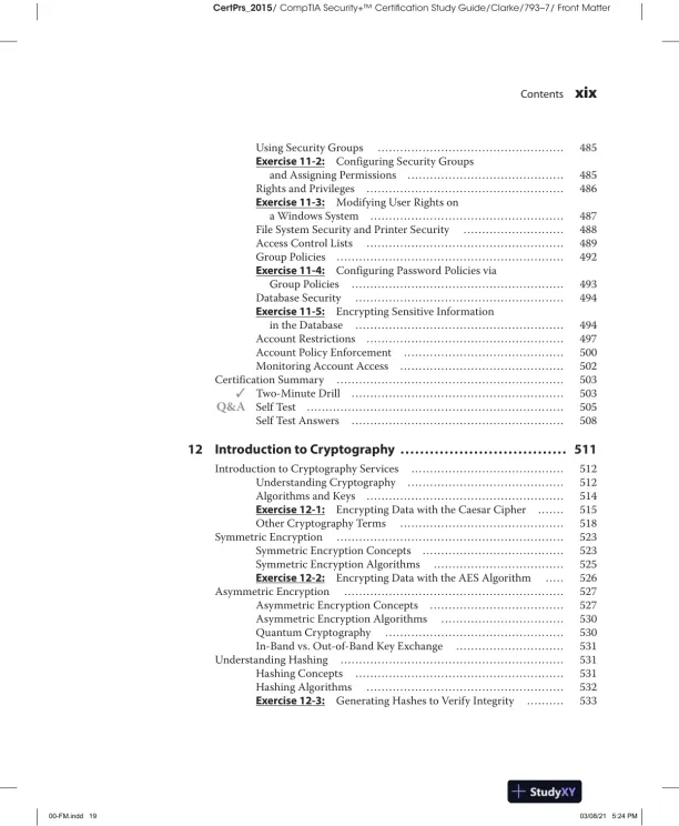 CompTIA Security+ Certification Study Guide Exam SY0-601 (2022) - Page 21 preview image